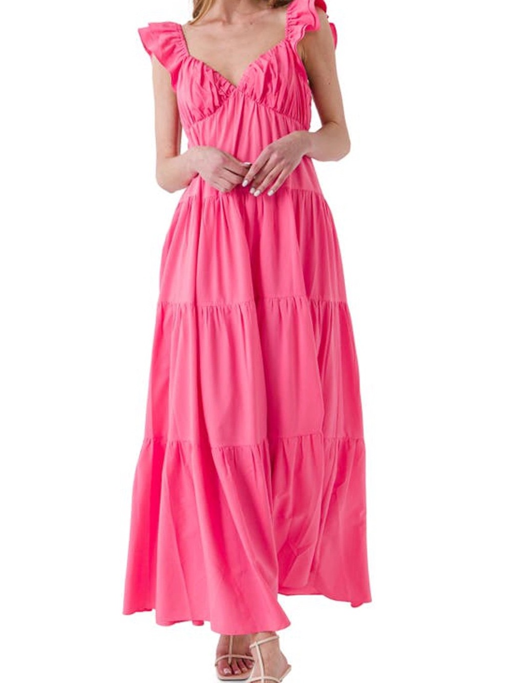 Abercrombie & Fitch Pink Maxi Dress